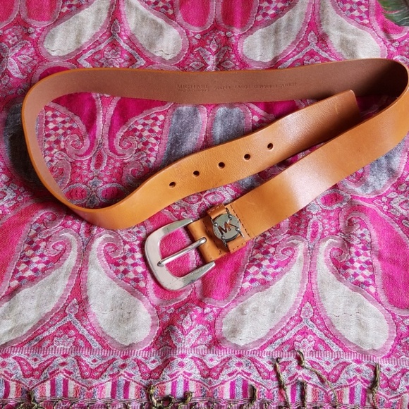Michael Kors Accessories - 🌸lowest price🌸Micheal Kors Leather Belt Tan